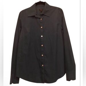 NNW Talbot’s Sz 10 Button Down Green Ladies Top